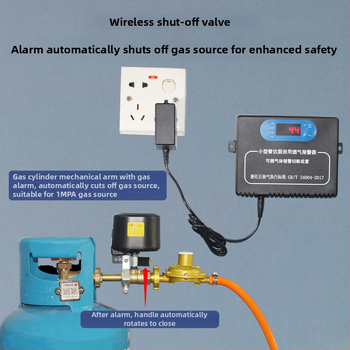 Alarmă de gaze pentru gaze combustibile – 12–24 VDC, curent de alarmă 0,8 A, rază de detecție 1,5 m, Model: Alarmă mică pentru bucătării de restaurante