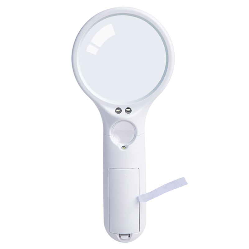 Deli LED μεγεθυντικό γυαλί 9099, με φωτισμό, φορητό, 11x μεγέθυνση, για ανάγνωση ηλικιωμένων και μαθητών
