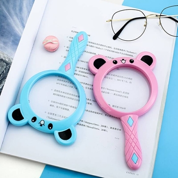 Φορητός μεγεθυντικός φακός, 5x μεγέθυνση, μοντέλο Carney Bear Magnifier, ακρυλική κατασκευή