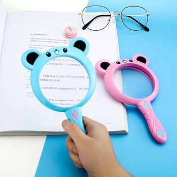 Φορητός μεγεθυντικός φακός, 5x μεγέθυνση, μοντέλο Carney Bear Magnifier, ακρυλική κατασκευή