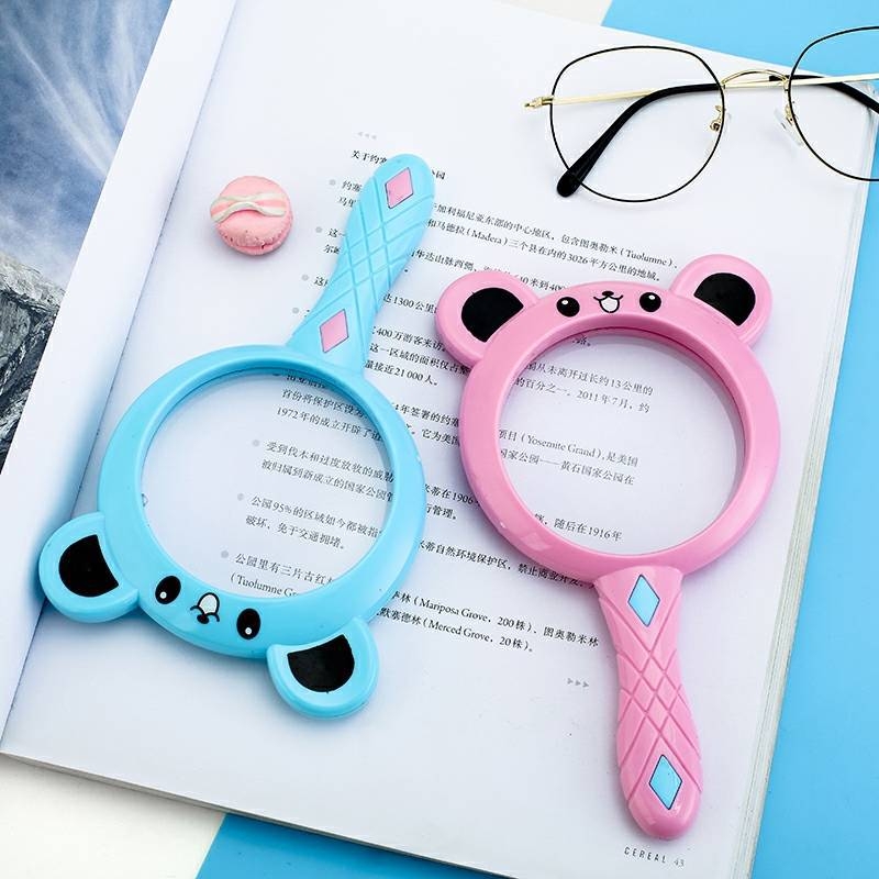 Φορητός μεγεθυντικός φακός, 5x μεγέθυνση, μοντέλο Carney Bear Magnifier, ακρυλική κατασκευή