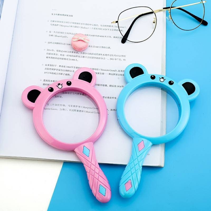 Φορητός μεγεθυντικός φακός, 5x μεγέθυνση, μοντέλο Carney Bear Magnifier, ακρυλική κατασκευή