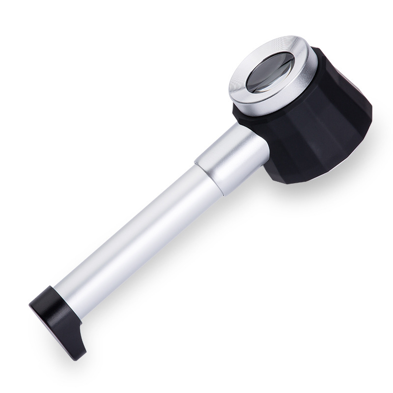 Μεγεθυντικός φακός χειρός 45× με 3 LED φώτα και κλίμακα, για εξέταση κοσμημάτων, εξωτερική χρήση, δώρο σε ηλικιωμένους και φοιτητές