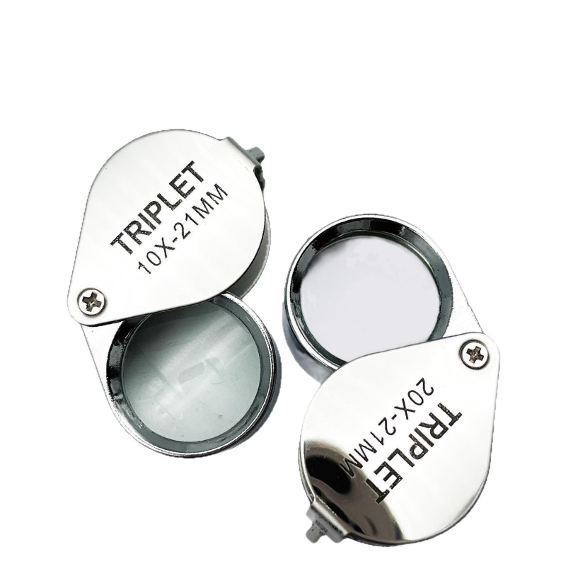 Πτυσσόμενος μεγεθυντικός φακός για την ταυτοποίηση κοσμημάτων και αρχαιοτήτων, 30× μεγέθυνση, φορητός, χειρός