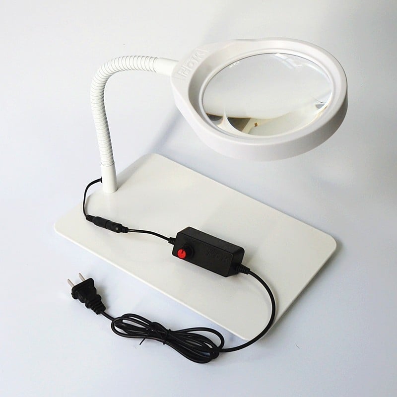 Stolni HD LED povećalo za čitanje novina i zaslona mobitela, povećanje 3x–20x, pogodno za popravke i zavarivanje