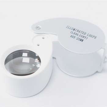 Sklopiva lupa s LED svjetlom za inspekciju nakita, HD, 45×25 mm, MG21011