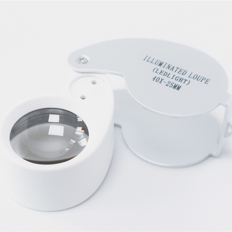 Sklopiva lupa s LED svjetlom za inspekciju nakita, HD, 45×25 mm, MG21011