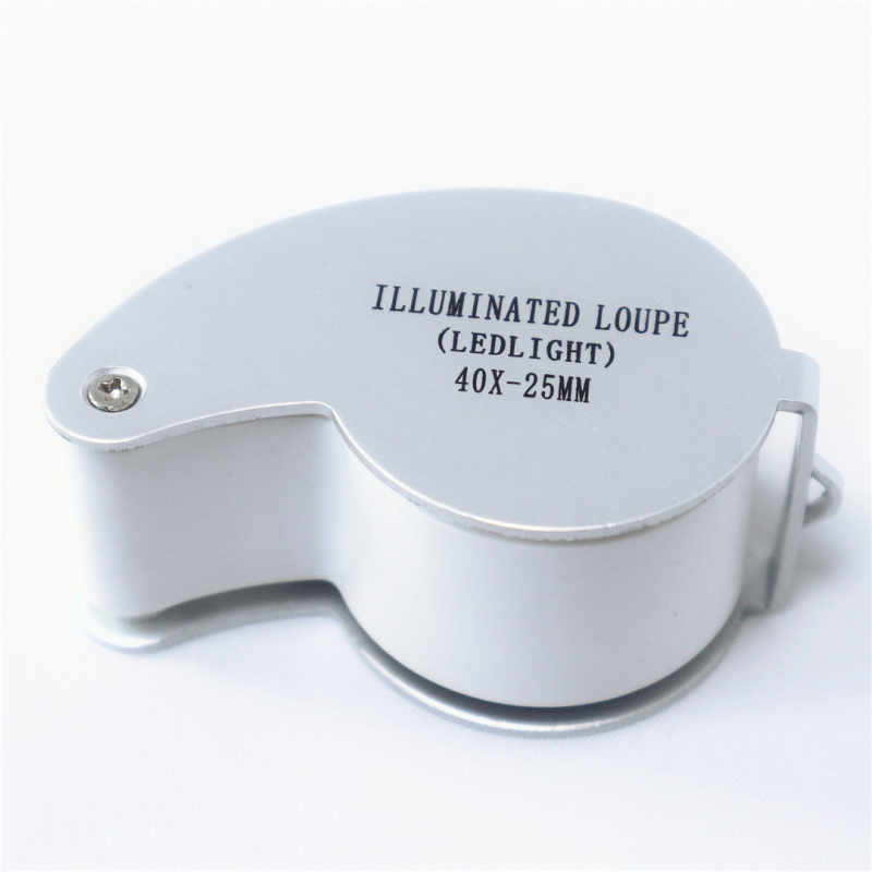 Sklopiva lupa s LED svjetlom za inspekciju nakita, HD, 45×25 mm, MG21011