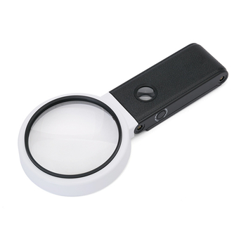 Sklopiva ručna povećala s LED svjetlom, povećanje 6X/25X, ABS + akrilno leća, Fukai TH-7018A/B/BD/C