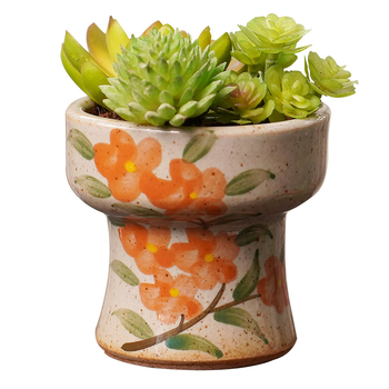 Keramička saksija za sukulente, ručno oslikana, prozračna, pogodna za zidnu montažu, stolnu ili viseću upotrebu, kineskog stila