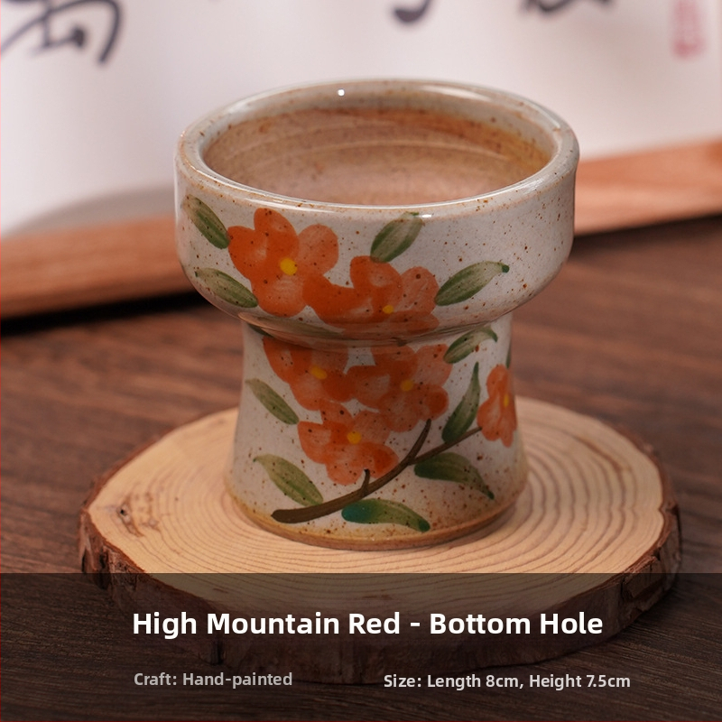 Keramický kvetináč pre sukulenty, ručne maľovaný, dýchajúci, vhodný na stenu, na stol alebo na zavesenie, čínskeho štýlu