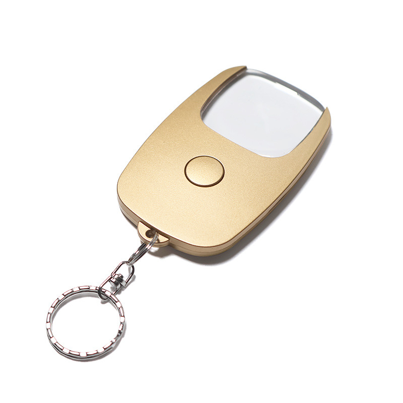 USB punjiva LED lupa, 5x povećanje, privjesak za ključeve, prenosna pomoć za čitanje starijim osobama