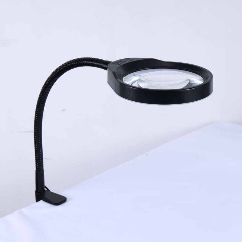 PDOK PD-032A Lupa clip LED pentru sudură — lampă de bancă pentru întreținere