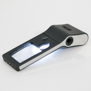 Ručna lupa s 6 LED i UV provjerom banknota, prijenosna lupa za čitanje, za starine i nakit