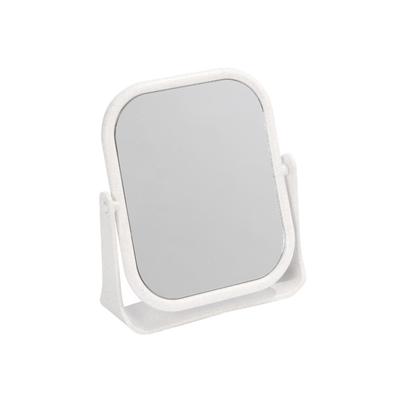 Stolno dvostrano ogledalo za šminku, rotirajuće, povećanje, plastični okvir