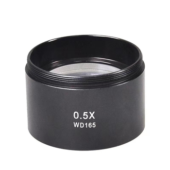 Mikroskopijski pomoćni objektiv, 0.5x–0.7x dvostruko povećanje, adapter prsten, anti-uljni ispar, HD ogledalo