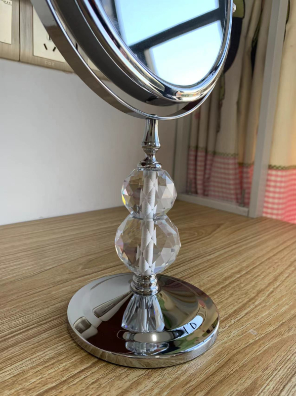 Stolno dvostrano ogledalo s rotirajućom glavom, HD povećanje, metalni okvir