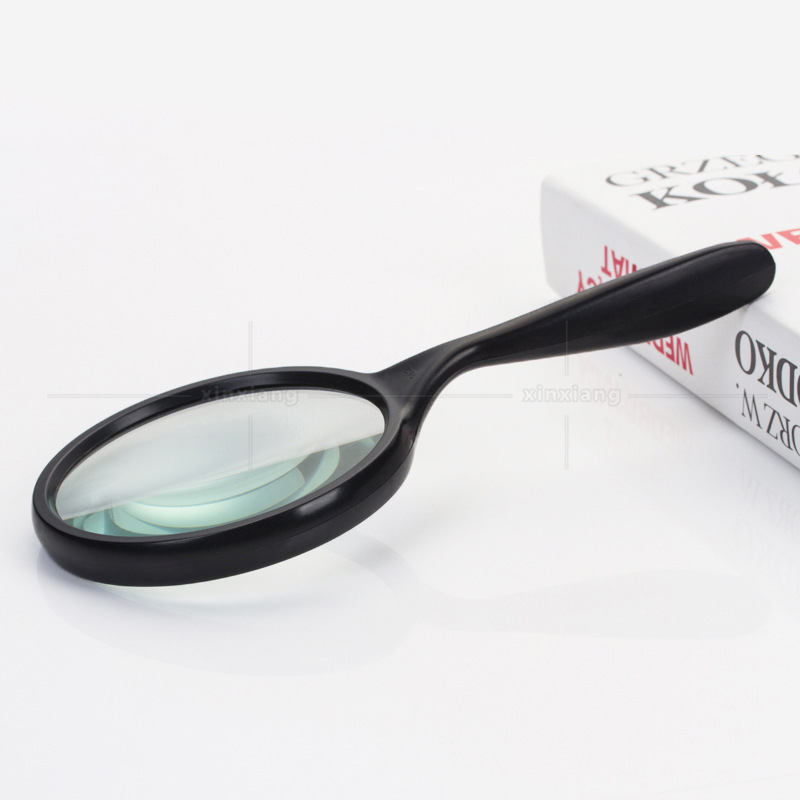 3x povećalo s ručnom ručkom — ABS kućište i staklena leća, prijenosni pomoćnik za čitanje starijim osobama