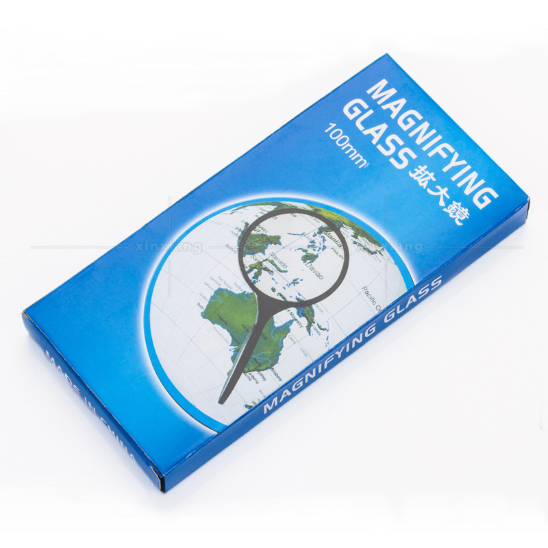 3x povećalo s ručnom ručkom — ABS kućište i staklena leća, prijenosni pomoćnik za čitanje starijim osobama