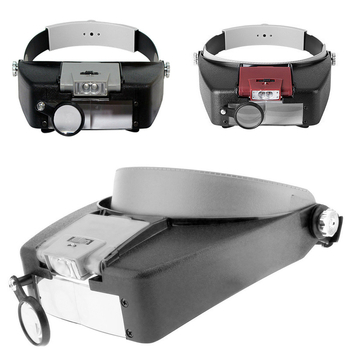 LED lupa za glavu za kozmetičko tetoviranje (Marka: Ostalo; Uvoz: Ne; Primjene: tetoviranje obrva, produljenje trepavica)