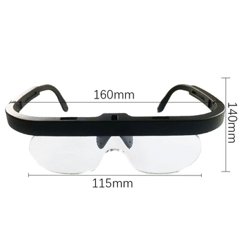 Chuda naočale s naglavnom povećalom za tetoviranje trepavica i čitanje, model 11537A, podrijetlo Zhejiang