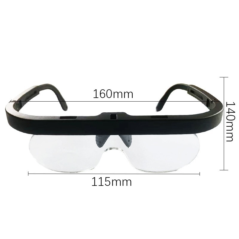 Chuda naočale s naglavnom povećalom za tetoviranje trepavica i čitanje, model 11537A, podrijetlo Zhejiang