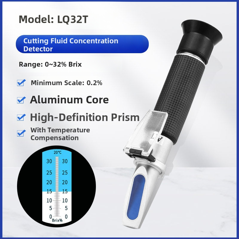 Ručni refraktometar za mjerenje koncentracije rashladne tekućine za rezanje – brend OUSURE/European Element, model QXY, šifra artikla iTte6af*Mxav6r*4KT~*6x8Ql