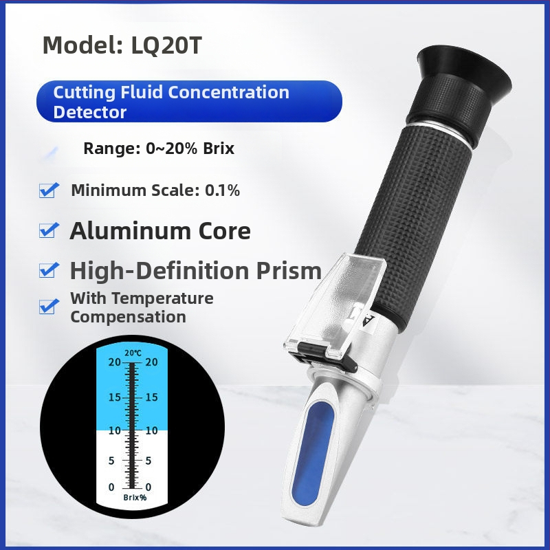 Ručni refraktometar za mjerenje koncentracije rashladne tekućine za rezanje – brend OUSURE/European Element, model QXY, šifra artikla iTte6af*Mxav6r*4KT~*6x8Ql