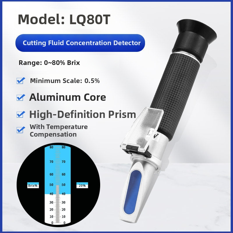 Ručni refraktometar za mjerenje koncentracije rashladne tekućine za rezanje – brend OUSURE/European Element, model QXY, šifra artikla iTte6af*Mxav6r*4KT~*6x8Ql
