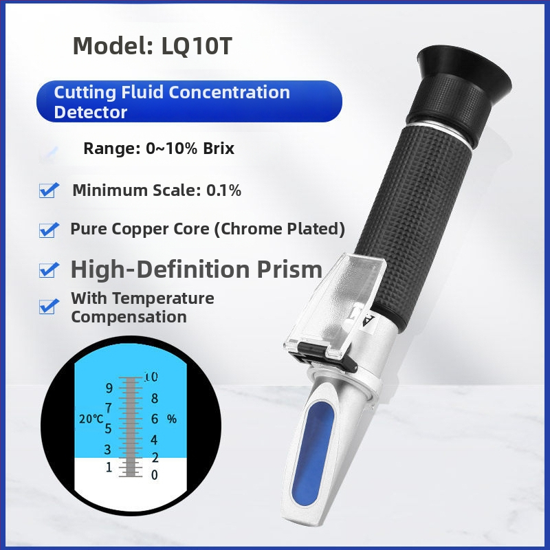 Ručni refraktometar za mjerenje koncentracije rashladne tekućine za rezanje – brend OUSURE/European Element, model QXY, šifra artikla iTte6af*Mxav6r*4KT~*6x8Ql