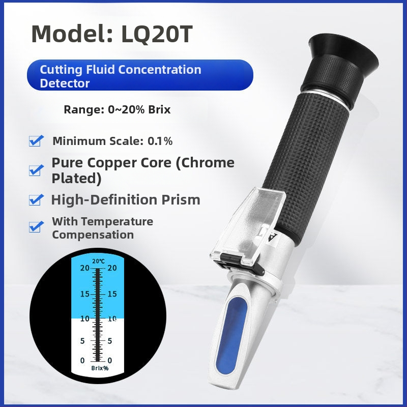 Ručni refraktometar za mjerenje koncentracije rashladne tekućine za rezanje – brend OUSURE/European Element, model QXY, šifra artikla iTte6af*Mxav6r*4KT~*6x8Ql