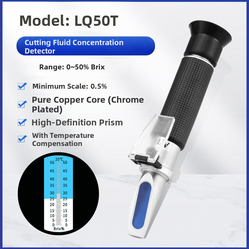 Ručni refraktometar za mjerenje koncentracije rashladne tekućine za rezanje – brend OUSURE/European Element, model QXY, šifra artikla iTte6af*Mxav6r*4KT~*6x8Ql