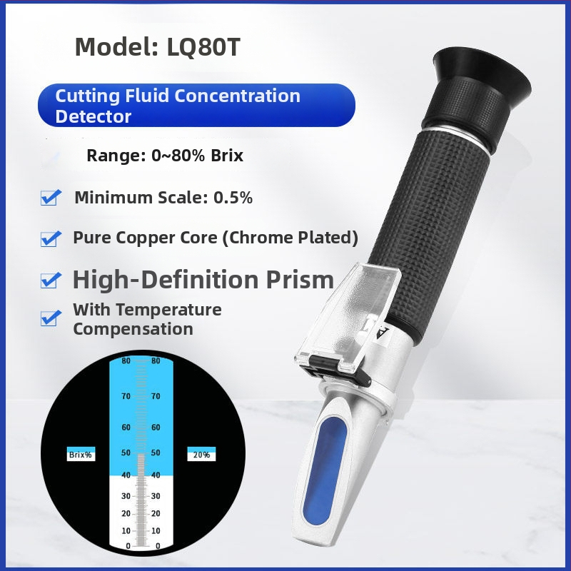 Ručni refraktometar za mjerenje koncentracije rashladne tekućine za rezanje – brend OUSURE/European Element, model QXY, šifra artikla iTte6af*Mxav6r*4KT~*6x8Ql