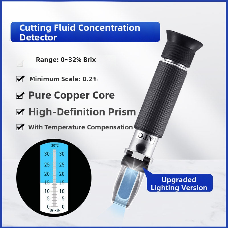 Ručni refraktometar za mjerenje koncentracije rashladne tekućine za rezanje – brend OUSURE/European Element, model QXY, šifra artikla iTte6af*Mxav6r*4KT~*6x8Ql