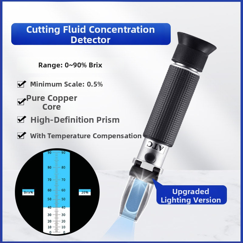 Ručni refraktometar za mjerenje koncentracije rashladne tekućine za rezanje – brend OUSURE/European Element, model QXY, šifra artikla iTte6af*Mxav6r*4KT~*6x8Ql