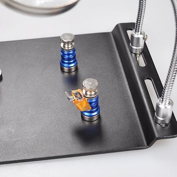 Magnetska stezaljka za PCB s povećalom – Elektronički alat za popravke matičnih ploča