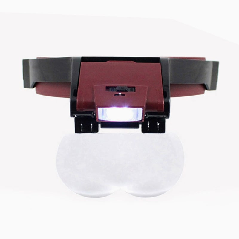 Chuda LED lupa za glavu sa svjetlom i automatskim pojačivačem, model 81001-B