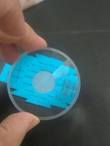 Optička prizma leća s 12 prizmi, staklo, Pentaprism