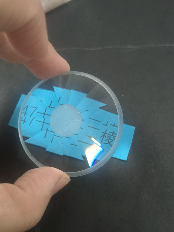 Optička prizma leća s 12 prizmi, staklo, Pentaprism