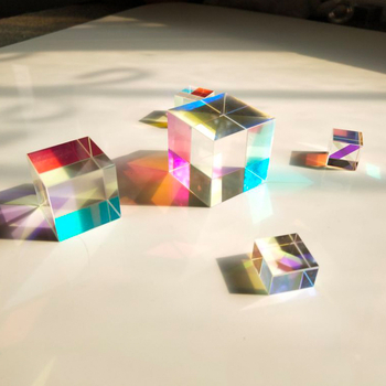 Cub-prism cu șase fețe, prismă spectroscopică pentru experimente științifice și didactice, Csxh, cod Hy 608312600704