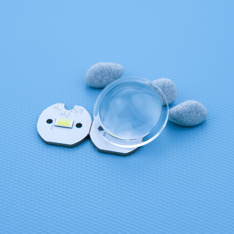 Lampa proiector pentru cer înstelat cu lentilă LED, lentilă din sticlă și prismă plan-convex