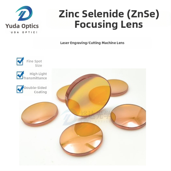 ZnSe fokusovacia šošovka pre CO2 laser, vysokovýkonná, pre gravírovacie a rezacie stroje a infračervené prístroje, Yuda Optical