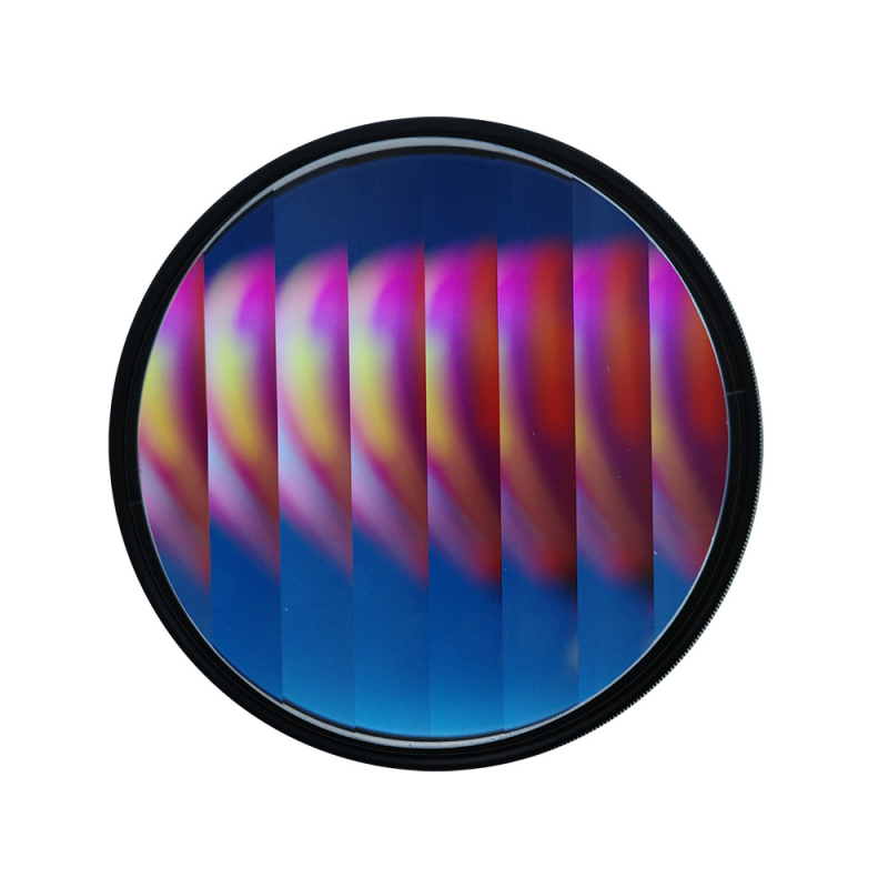 Photographed FF015 Lineáris Üveg Prizma Szűrő DSLR-hez – Split Mirror, Személyre Szabott Rajzok