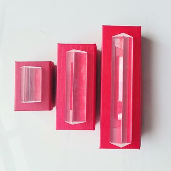 Vzdelávací optický sklenený prizmový set pre optické prístroje s trojuholnou priznou – slnečný zachytávač, v darčekovej krabičke