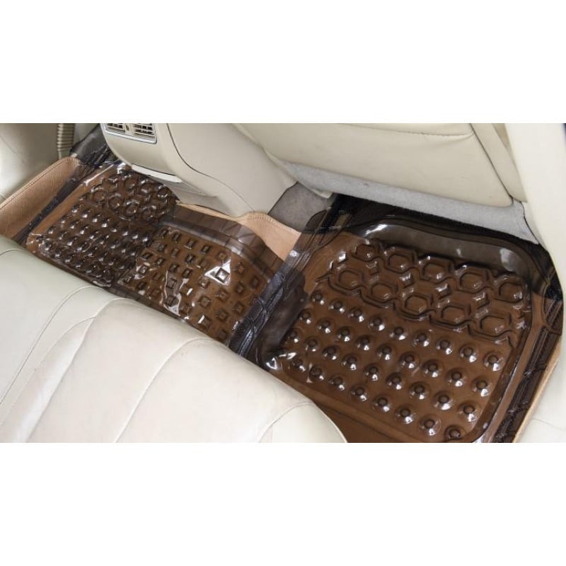 Auto podne prostirke od PVC-a, prozračne, universalna prilagodba, vodootporne, lako za čišćenje