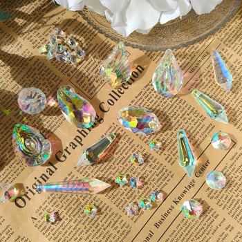 Sun Catcher DIY set — umjetni kristal, geometrijski oblik, plastična kutija, moderni minimalistički stil