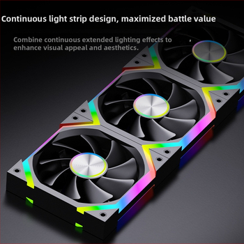 Prism V9Pro kućni ventilator ARGB, PWM, tih rad, hidraulički ležaj, 800–2000 RPM