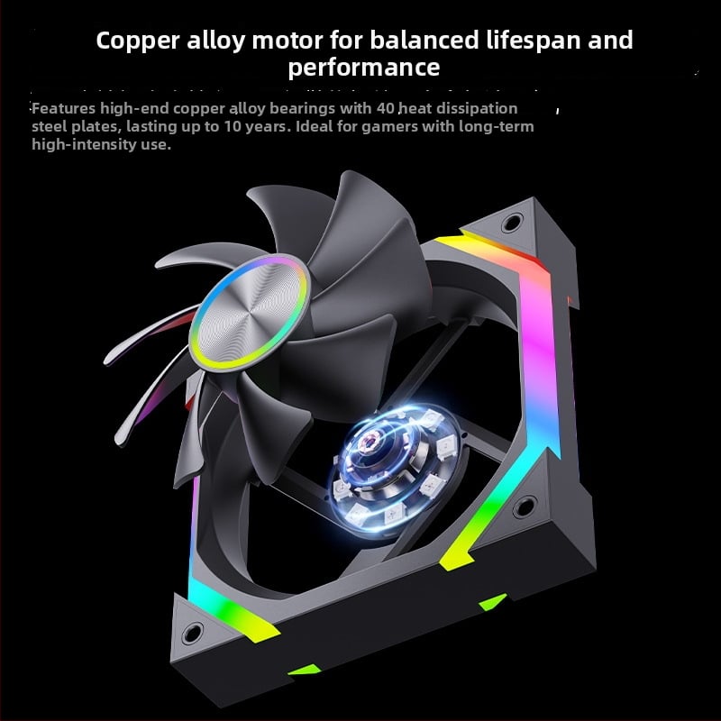 Prism V9Pro kućni ventilator ARGB, PWM, tih rad, hidraulički ležaj, 800–2000 RPM
