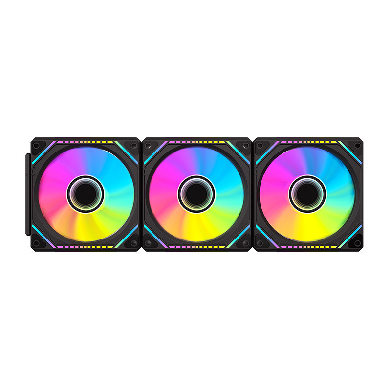 GAMEMAX Prism PLUS Stackable ARGB ventilator za kućište s PWM kontrolom temperature, zračnim hlađenjem i hidrauličkim ležajem