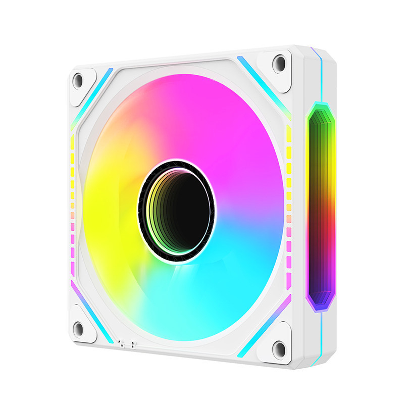 GAMEMAX Prism PLUS Stackable ARGB ventilator za kućište s PWM kontrolom temperature, zračnim hlađenjem i hidrauličkim ležajem